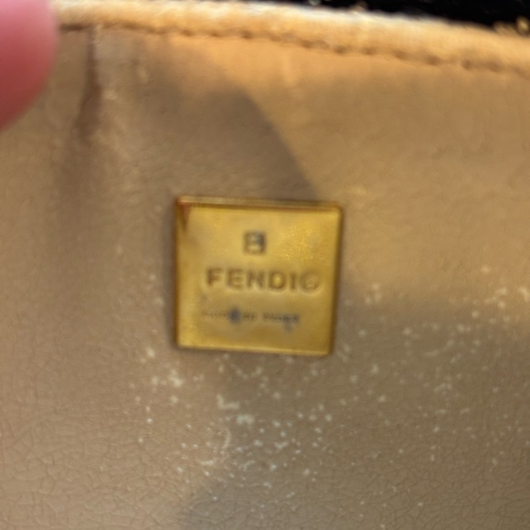 Fendi Black and Brown Cosmetic Pouch - Picture 7 of 7